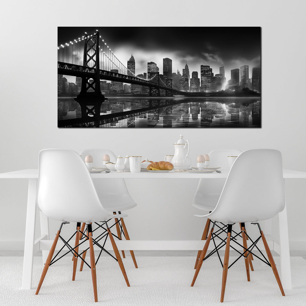 Brooklyn Bridge Canvas Wall Large City Wall Decor