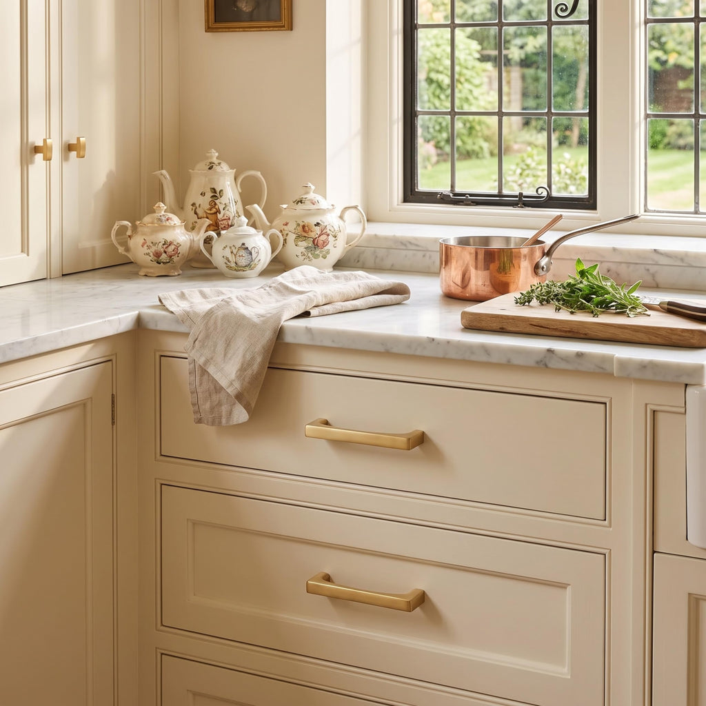 Solid Handles Appliance Handle Pull 18-Inch(457mm) Champagne Bronze Cabinet Pulls,Heavy Duty Cabinets