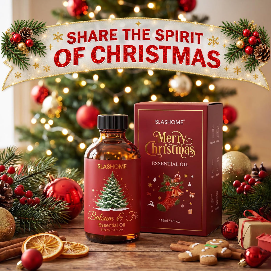 Balsam Fir Christmas Essential Oils for Diffuser, 4 fl oz