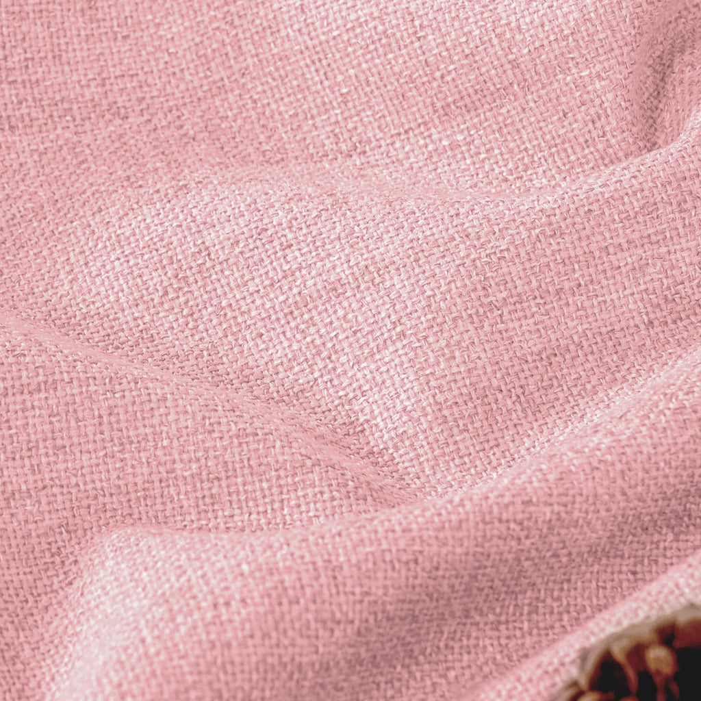 95 Inch Long Baby Pink Blackout Curtains - 2 Panels Each 52 Wide