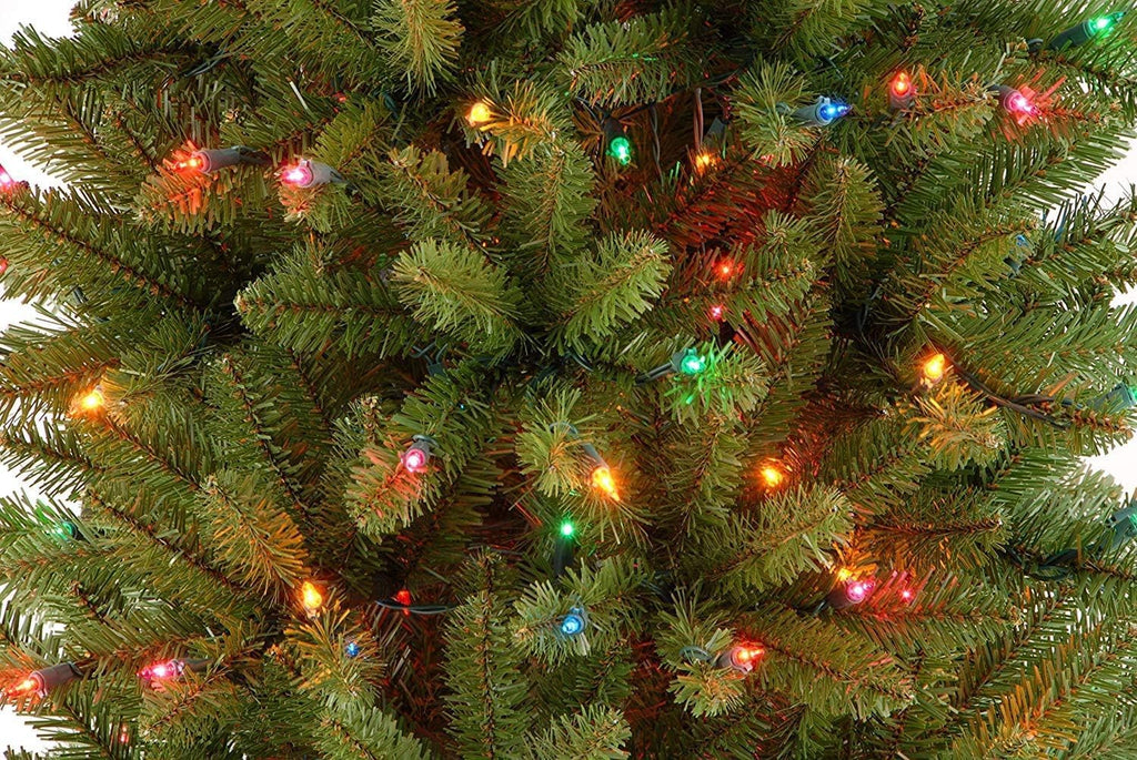 9ft Prelit Fraser Fir Slim Artificial Christmas Tree with RGBW Light