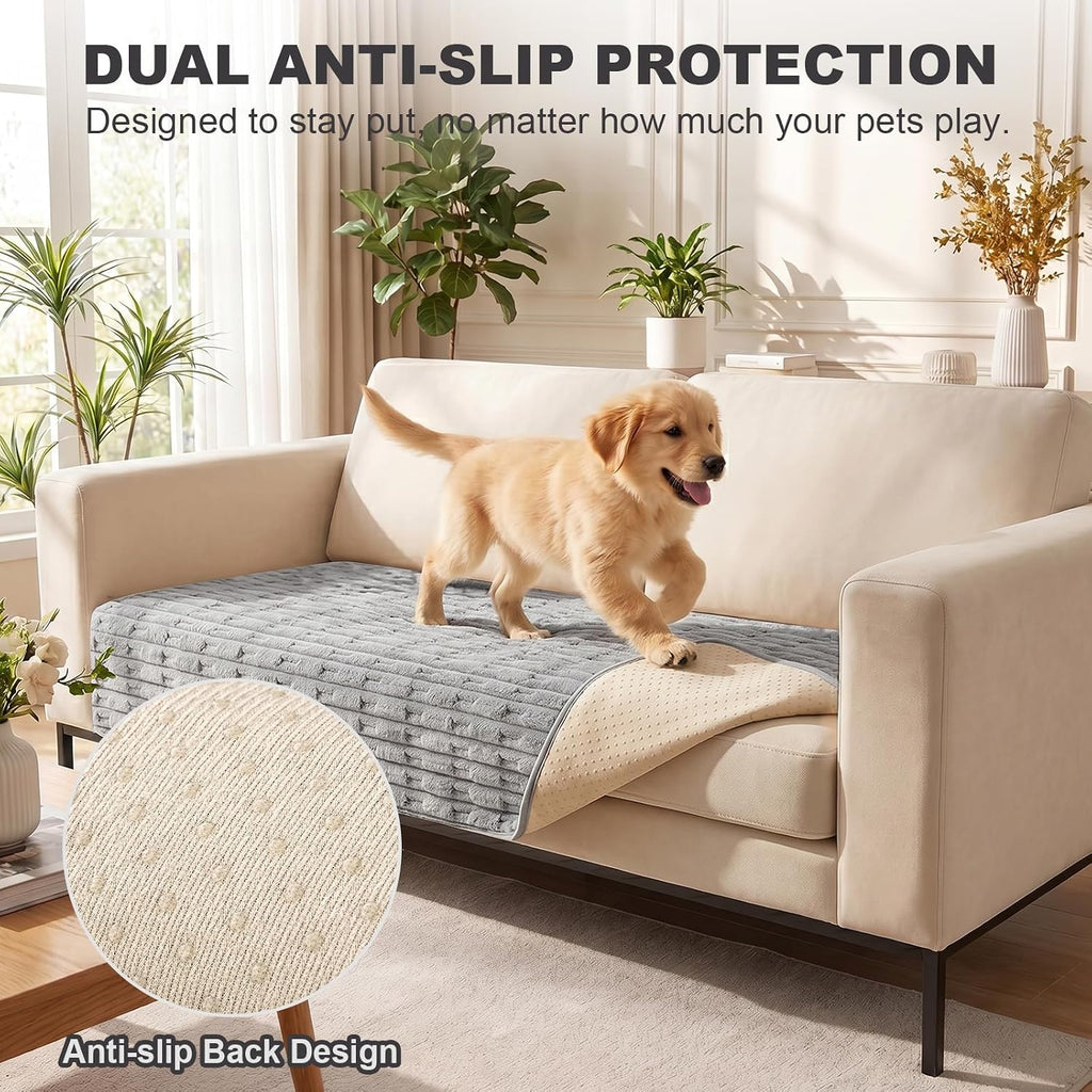 2 Pack Waterproof Couch Cover for Dogs for Sectional Sofa