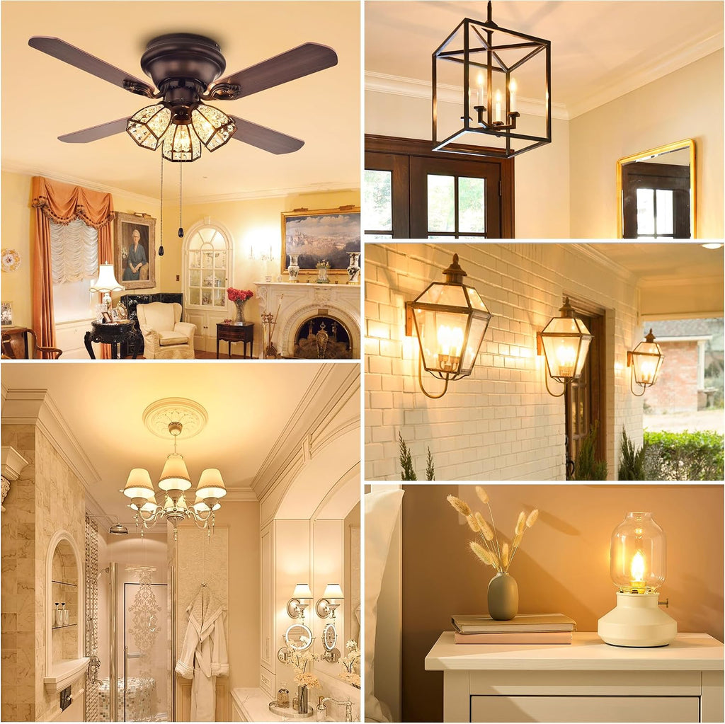 Dimmable E12 LED Candelabra Bulbs 2700K Soft Warm White