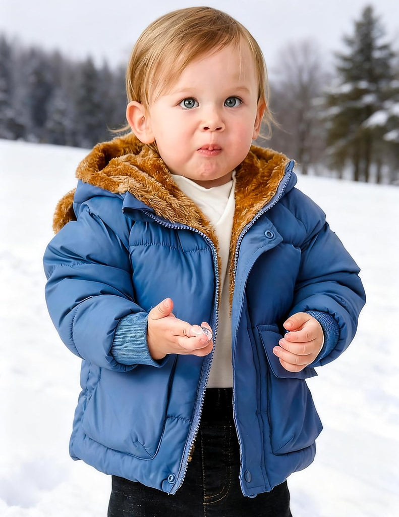 Baby Coat - Winter Clothes Toddler Boy Girl Jacket with Hood