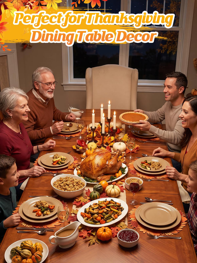 Fall Placemats Set of 6 for Thanksgiving Table Decor