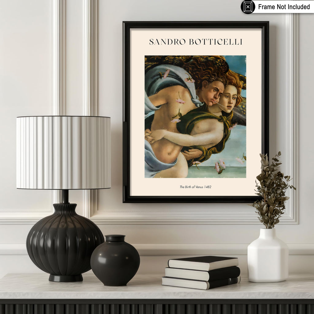Master The Birth Of Venus Poster - Portrait Print - Mythology Art - Sandro Botticelli Design - Goddess Love Print