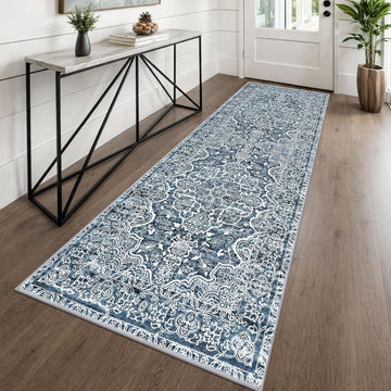 Vintage Washable Runner Rug, 2.6x8 Runners