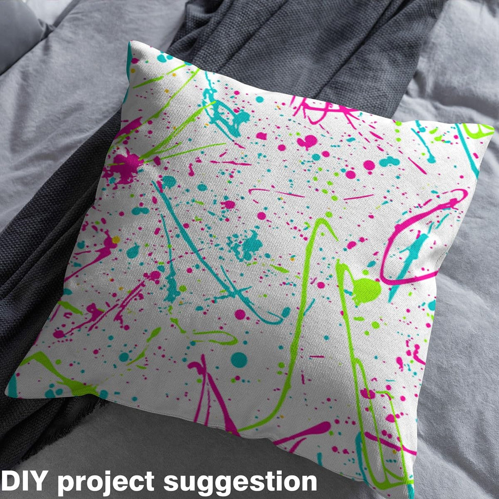 Colorful Splash Ink Fabric Soft 5 Yard