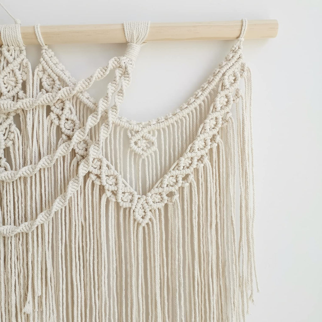 Large macrame wall hanging - Boho Tapestry Macrame Wall Decor Art- Chic Bohemian Woven Tapestry Home Decoration