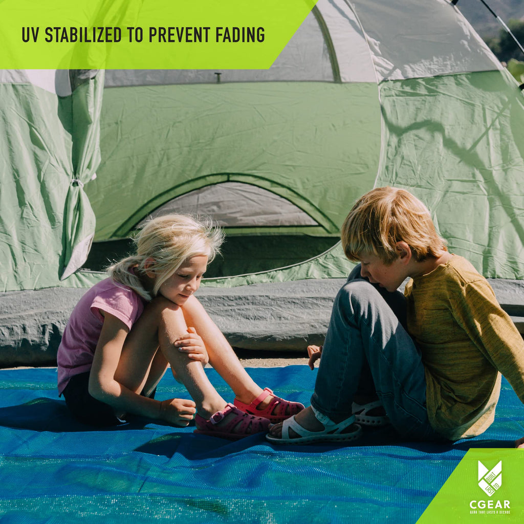 The Original Sand-Free Outdoor Camping Mat - Patented Technology, Water-Resistant and Anti-Fade Material
