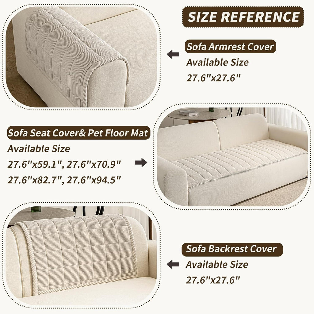 Couch Covers for Dogs, Non Slip Washable Pet Couch Covers for Sofa