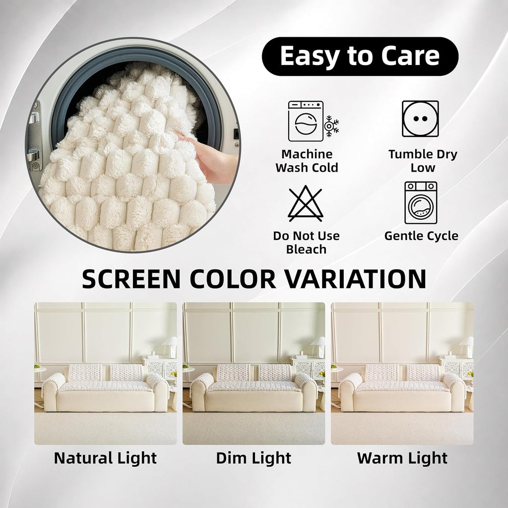 Waterproof Couch Covers for Dogs, Non-Slip Sofa Cover Protector