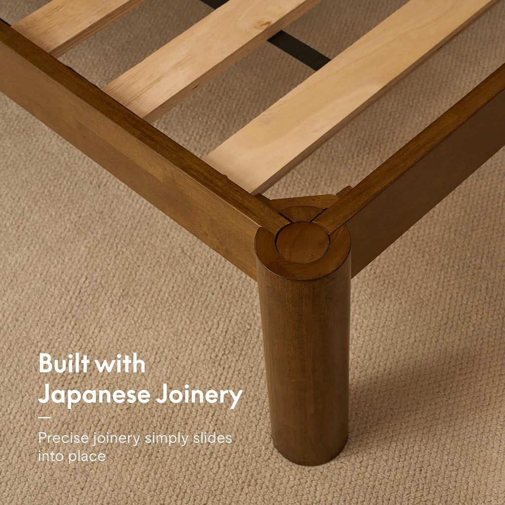 Japanese Joinery Bed Frame, No-Tool Assembly