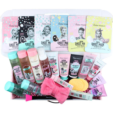 Luxury Spa Set - Skin Care Kit - Skin Care Gift Set - Skincare Box - Skin Care Baskets - Spa Day Kit - Spa Kit Women