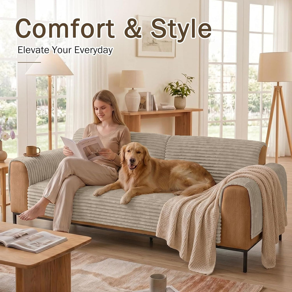 Waterproof Couch Cover for Dogs, Non-Slip Pet Sofa Covers Washable