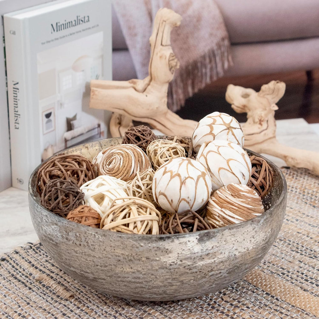 Decorative Balls Orbs Bag (Beige)