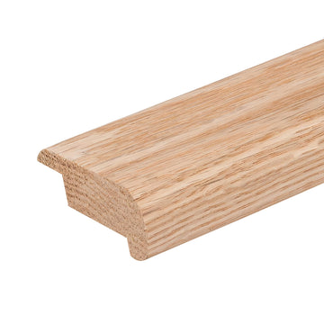 3/8" Overlap Stair Nosing Unfinished Red Oak (3 FT Long)