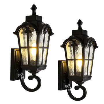 Motion Sensor Dawn to Dusk Outdoor Sensor Light Fixture Waterproof Porch Lights Anti-Rust Exterior Lighting Outdoor
