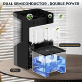 Dehumidifier for Home 95 OZ Water Tank, 1000 sq.ft Dehumidifiers for Basement Bedroom Bathroom with Auto Shut Off 7