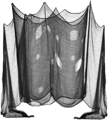 2 Packs Halloween Creepy Cloth, Spooky Giant (48 x 240 in.) Cheese Cloth Tapestry for Party Supplies Decorations
