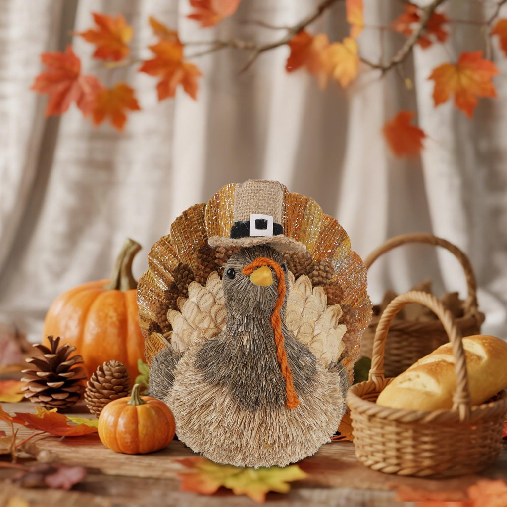 Thanksgiving Turkey Decor for Table Centerpiece