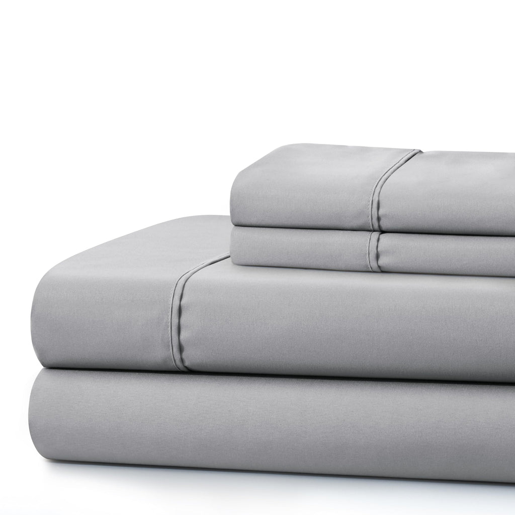 600 Thread Count Ultra Soft Deep Pocket Hotel Standard Solid Bedding Long Staple Percale Cotton All Season 3 Pieces