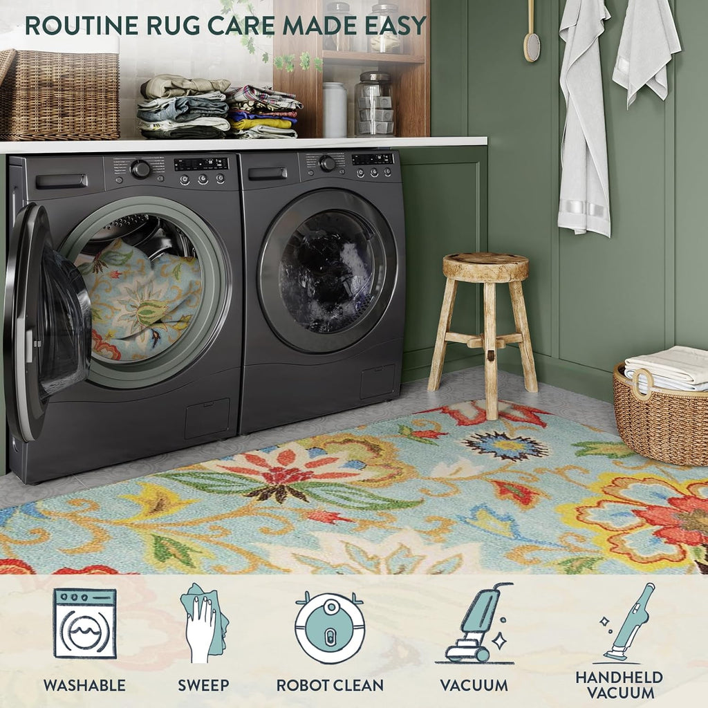 Floral Extra Long Runner Rugs