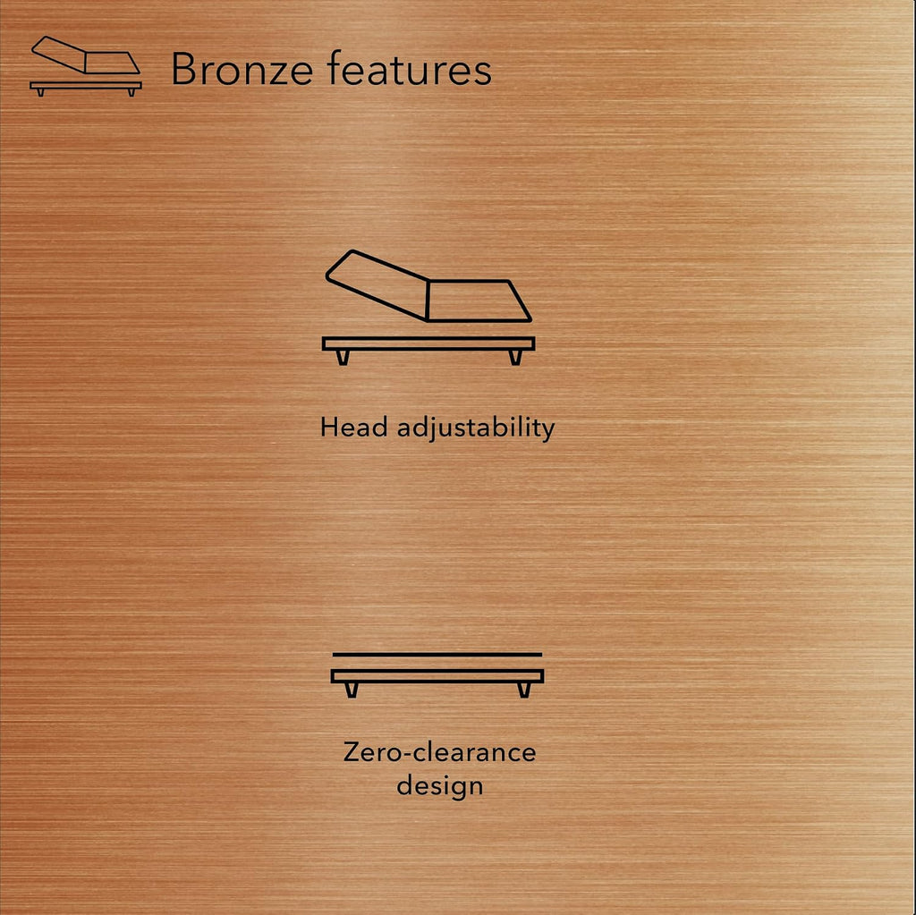 Baselogic Bronze Adjustable Base Bed Frame - Queen