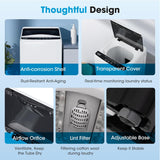 15.7lbs Portable Washing Machine, Full-Automatic Portable Washer with 10 Wash Cycles, Top Load Clothes Washer with
