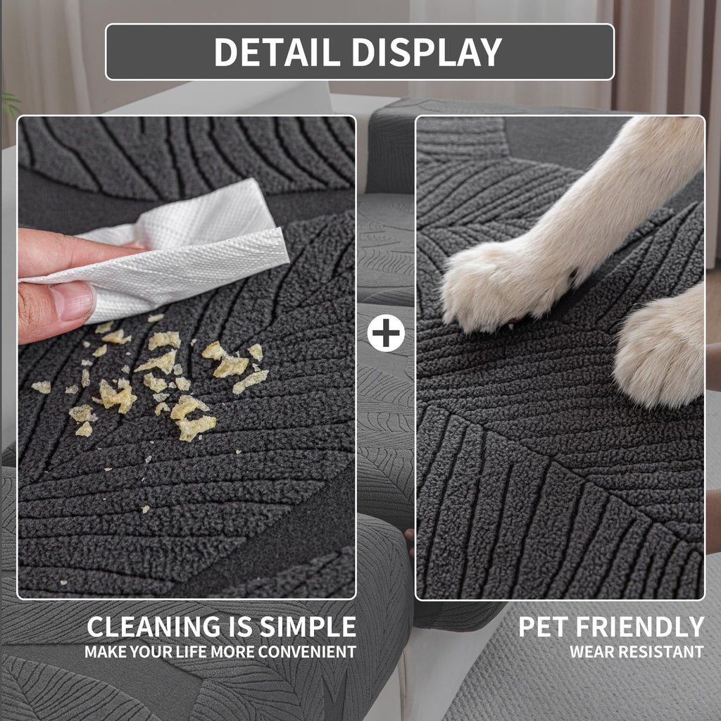 Universal Couch Cushion Covers for Sectional Sofa (3PCS Small)
