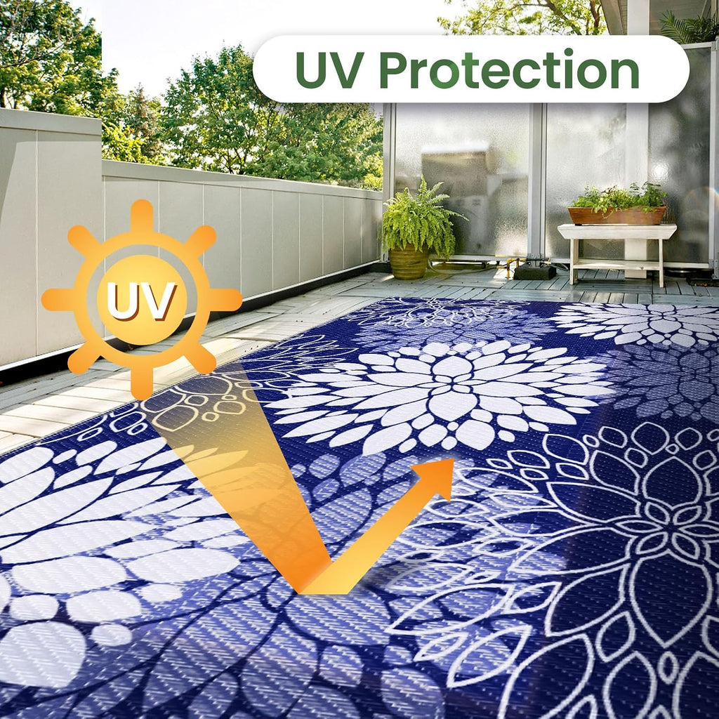 Outdoor Rug Outdoor Plastic Straw Rug Patio Mat Large Area Rug Outdoor Decor