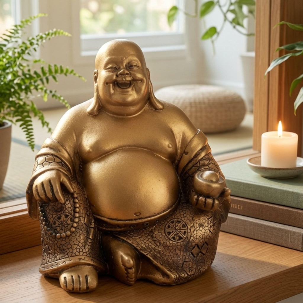 Laughing Buddha Statue Zen Decor 21770