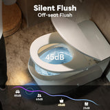 Casta Diva Smart Toilet with Bidet Built in, Auto Open/Close Lid,1000g MaP Flush, Heated Seat & Foam Dispenser