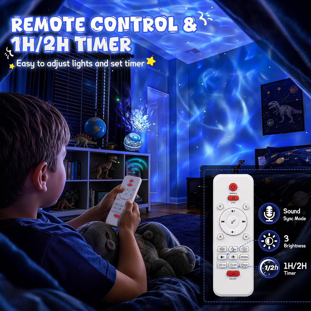 Galaxy Projector Star Projector, Night Light for Kids Room Decor