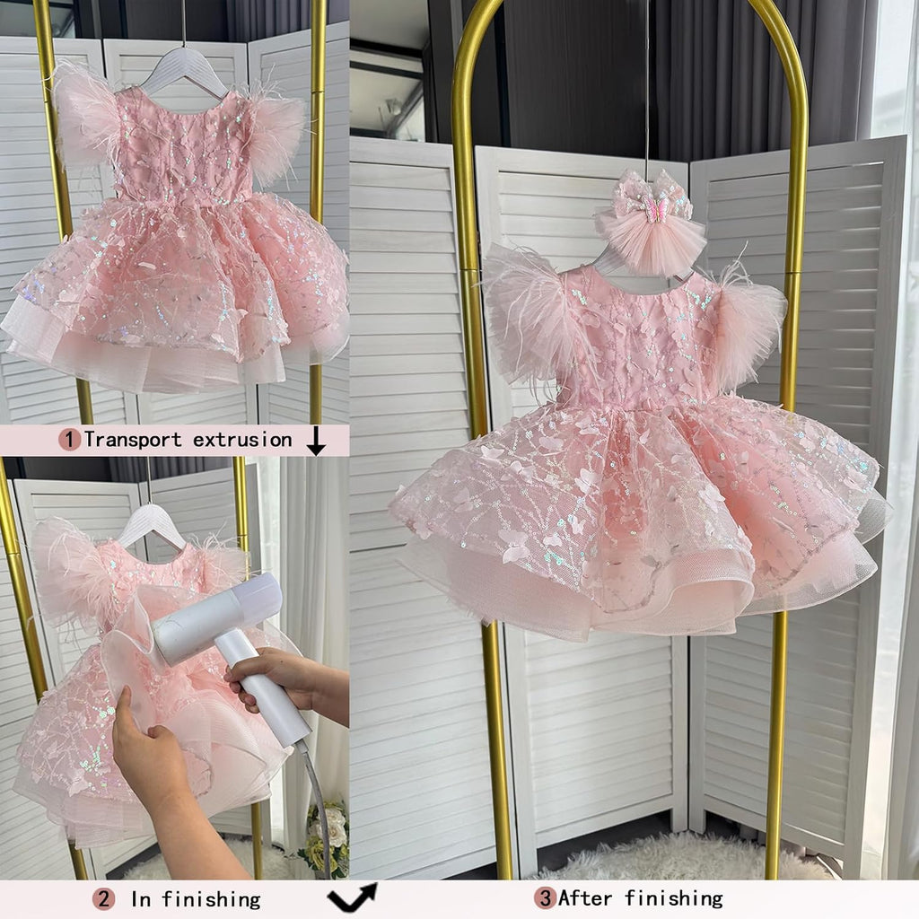 Baby Girl Pageant Dress Up Flower Girl Dress Girls Special Occasion Dresses