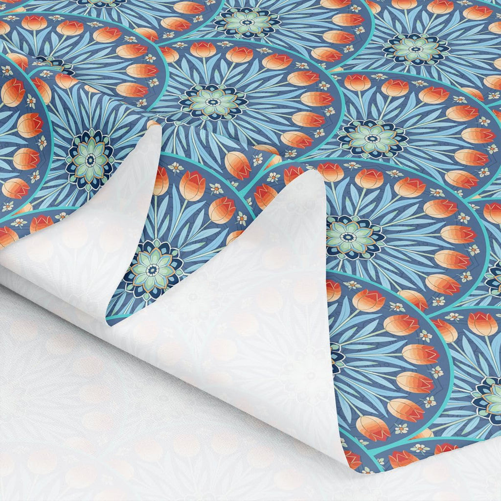 Abstract Flower Waterproof Fabric by The Yard Exotic Tribal Rustic Plant Boho Style Home DIY Fabric by The Yard Retro