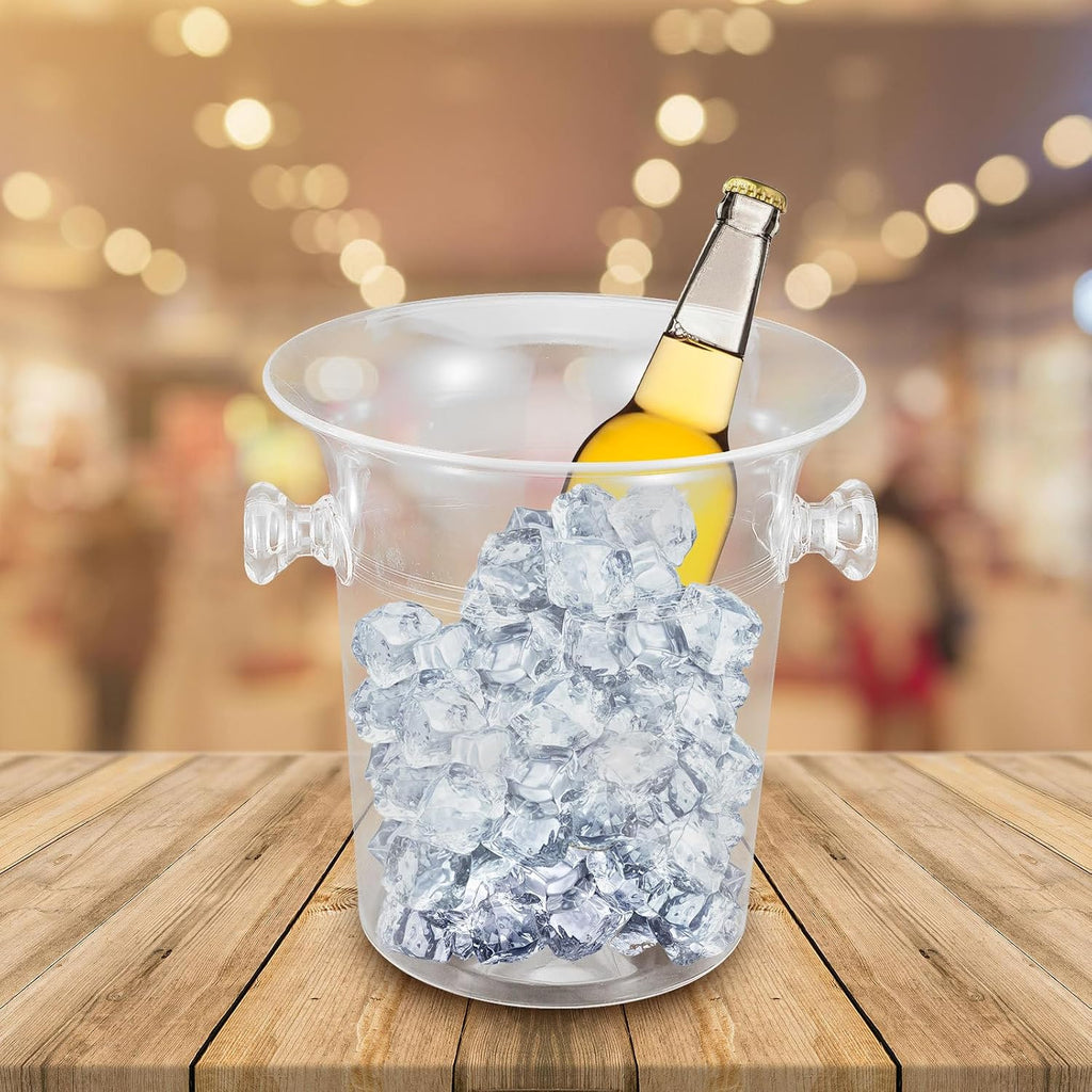 Acrylic Ice Bucket for Bar and Pub, Beer Storage Container