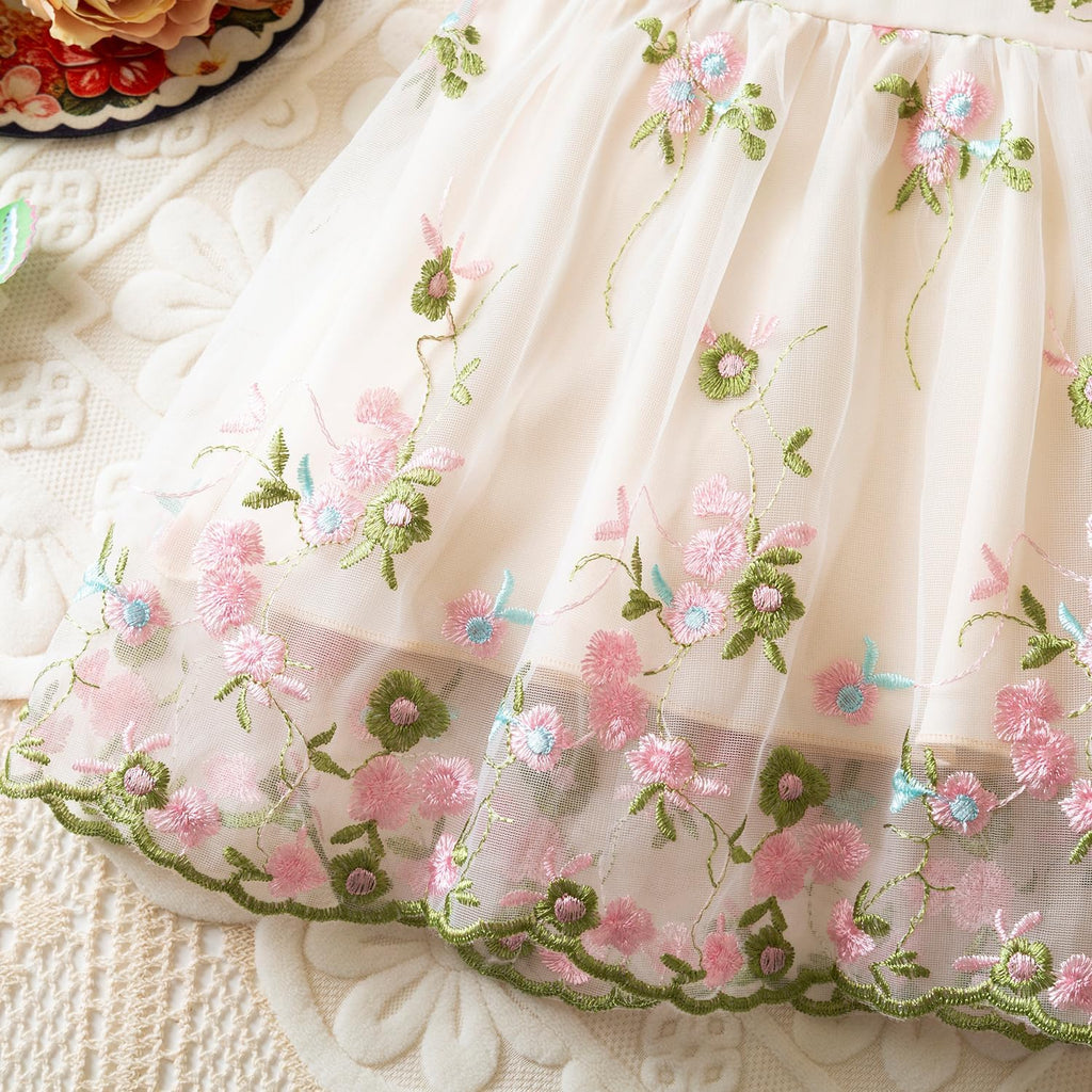 Baby Girl Butterfly Dress Toddler Summer Tutu Princess Tulle Dresses