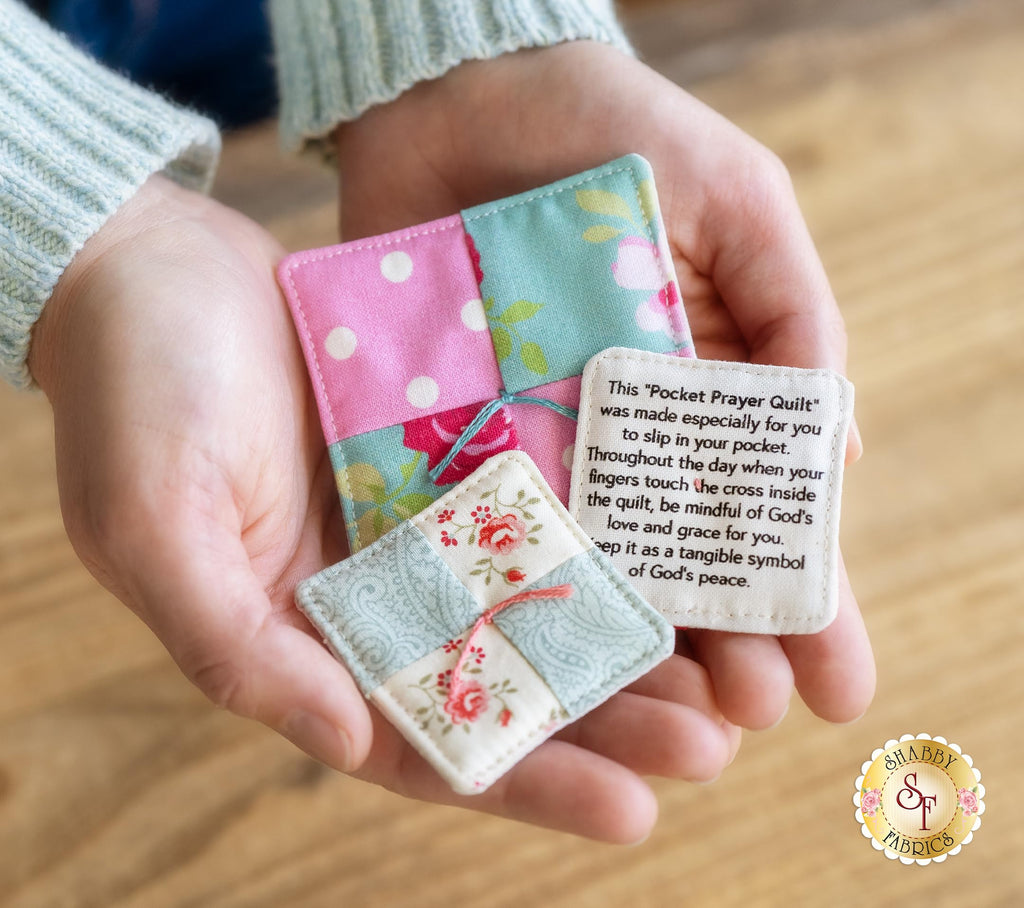 Pocket Prayer Quilt Panel (Natural)