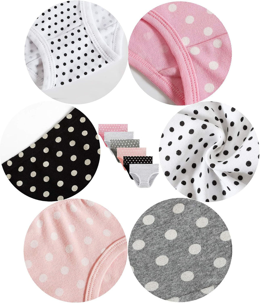 Baby Soft Cotton Underwear Little Girls'Briefs Toddler Undies