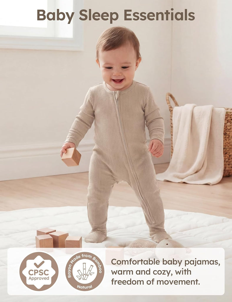 Viscose Bamboo Baby Pajamas Baby Sleepers Baby Boys Girls Clothes