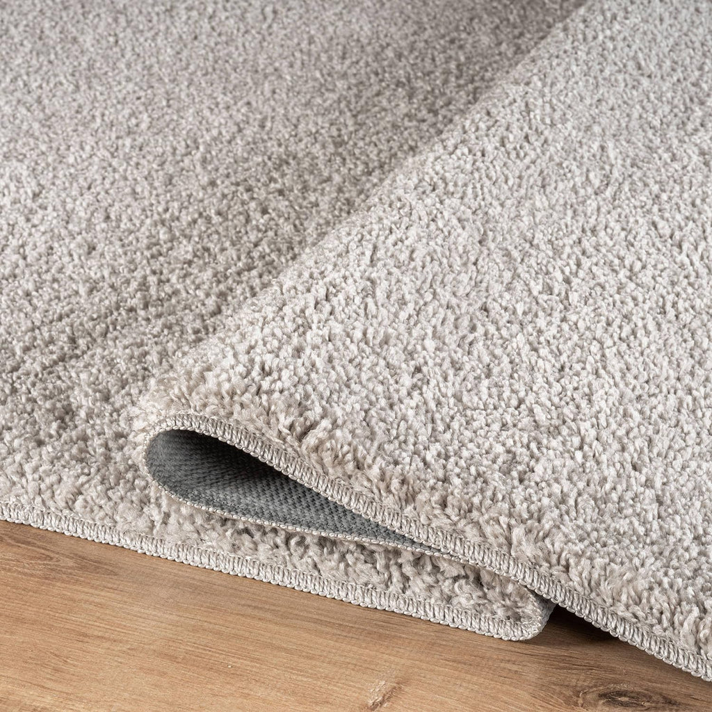 Area Rug Gray Washable Indoor Rug Solid Non Slip Easy to Clean Non Shedding Indoor Bedroom Kitchen Dining Room