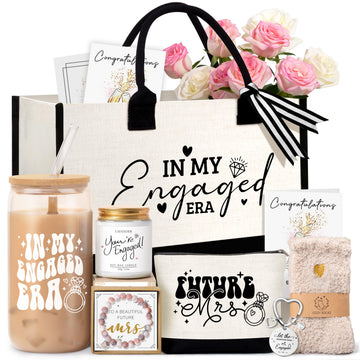 Engagement Gifts for Women Couples, 8PC Cool Bride to Be Gifts for Newly Engaged Couples Fiancee Future Mrs Bride to