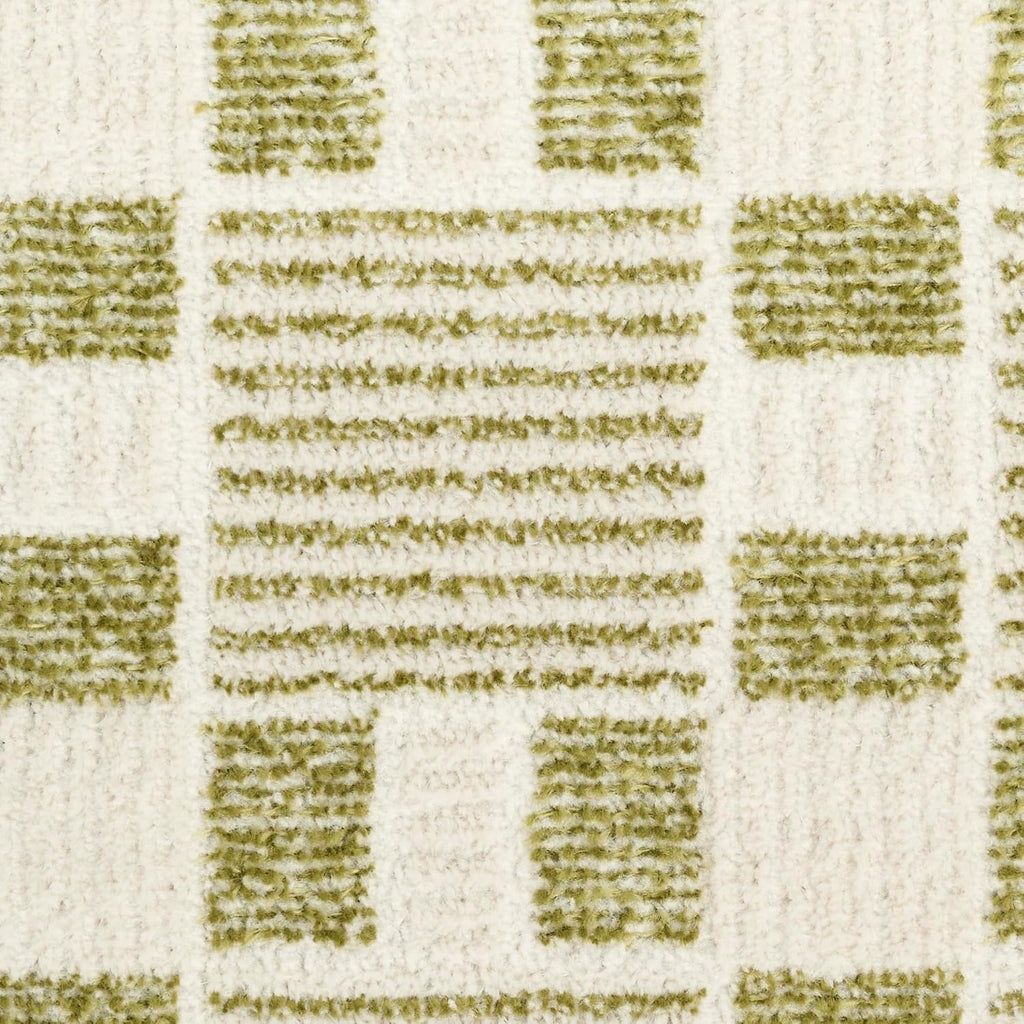 Home Nordic Green Area Rug - Easy Clean, Non Shedding, Bed Room, Living Room, Dining Room, Kitchen