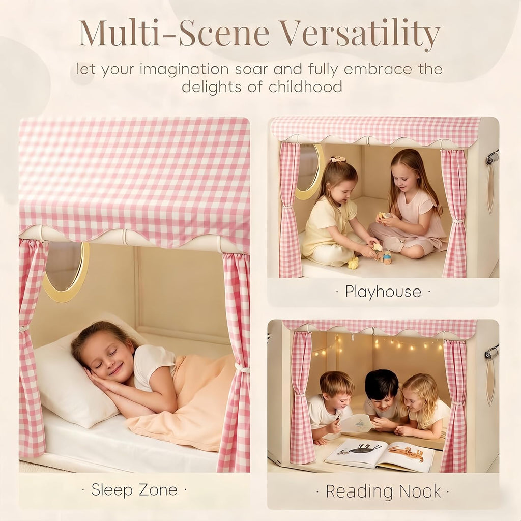 Kids Play Tent Indoor Outdoor Playhouse with Star Lights