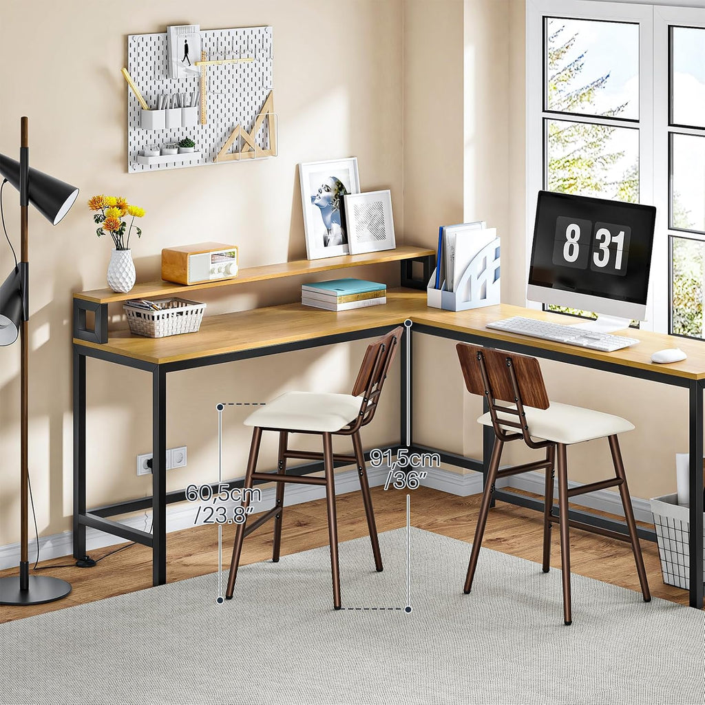 Bar Stools, Set of 2 Barstools, Bar Chairs with Footrests, Rattan Bar Stools, Bar Chairs with Backrests, and Offices