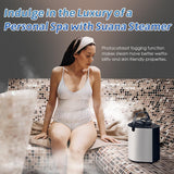 Sauna Steamer Machine 3L, Portable Sauna for Home Spa with Remote Control, Fogging Function