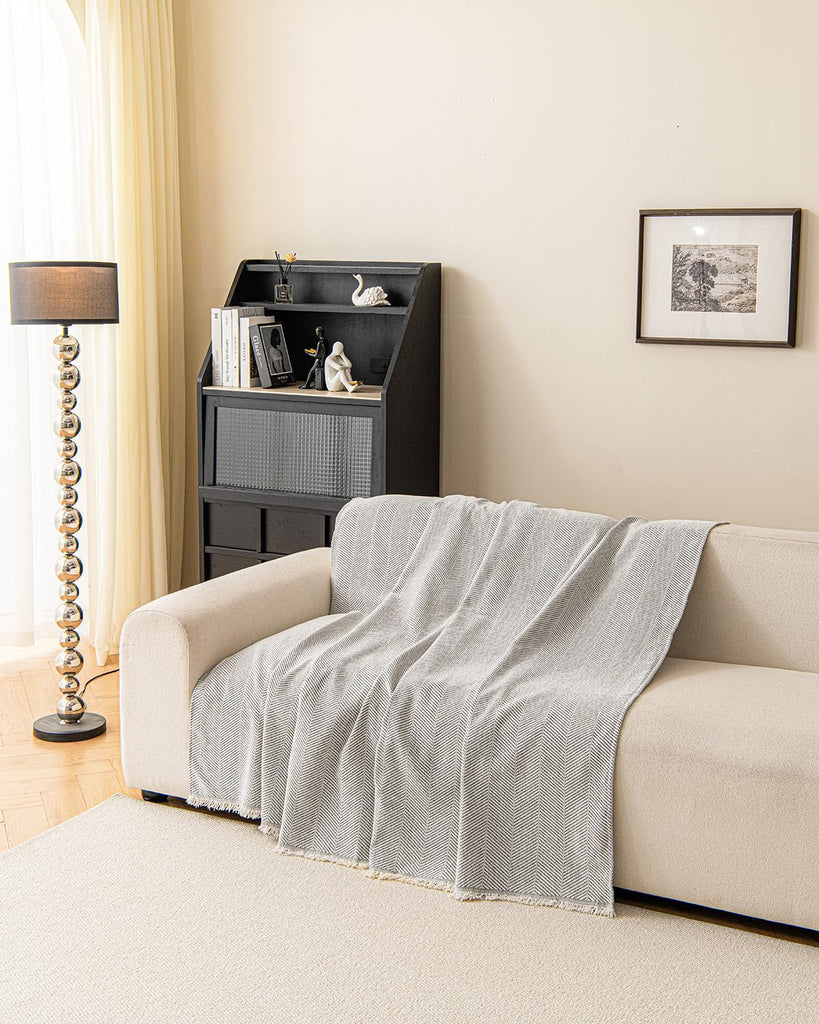 Small Chair Recliner Cover Sheet Blanket, Machine Washable Non Slip Chenille Armchair Cushion Slipcover for Pets