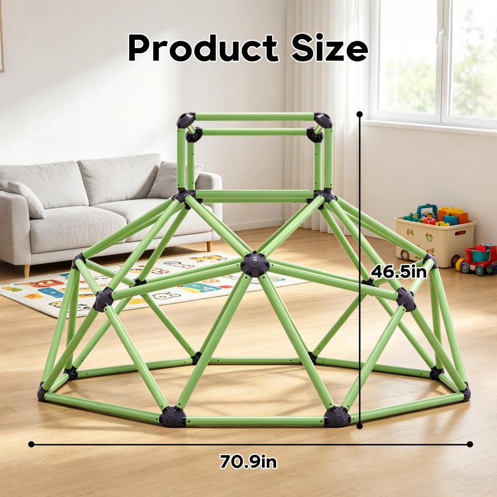 Climbing Dome Sturdy & Portable, Jungle Gym Enhances Agility Coordination Motor Skills, Monkey Bars for Backyard