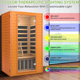 Real Relax Infrared Sauna for Home, Home Infrared Saunas up to 1-2 Persons